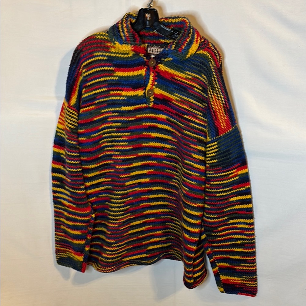 Colorful Striped Sweater for Men